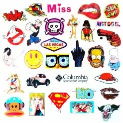 Vélo Original 25 Stickers Originaux Pour Vélo -PORTE BAGAGE VÉLO Soldes Magasin 25 stickers originaux pour velo 2