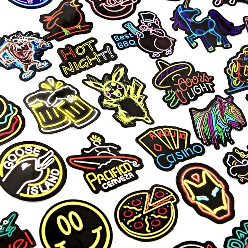 Vélo Original 50 Autocollants FLUO Pour La Sécurité De L'enfant à Vélo 3 Vélo Original 50 Autocollants FLUO Pour La Sécurité De L'enfant à Vélo – Image 2