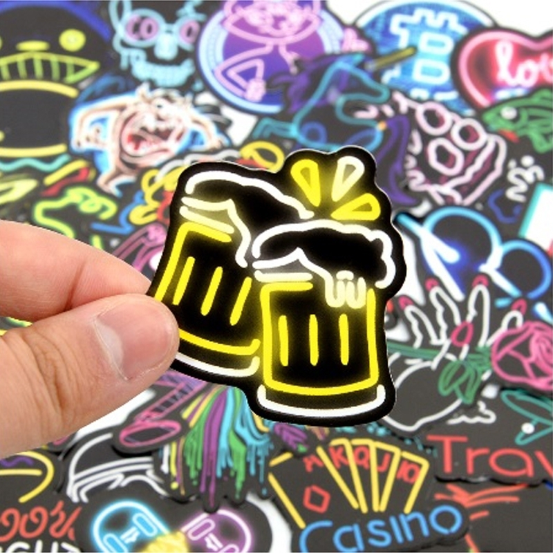 Vélo Original 50 Autocollants FLUO Pour La Sécurité De L'enfant à Vélo 5 Vélo Original 50 Autocollants FLUO Pour La Sécurité De L'enfant à Vélo – Image 4