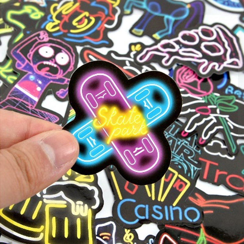 Vélo Original 50 Autocollants FLUO Pour La Sécurité De L'enfant à Vélo 6 Vélo Original 50 Autocollants FLUO Pour La Sécurité De L'enfant à Vélo – Image 5