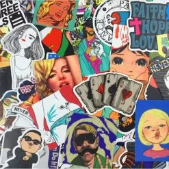 Vélo Original 50 Autocollants Originaux Pour Cadre De Vélo -PORTE BAGAGE VÉLO Soldes Magasin 50 autocollants originaux pour cadre de velo 2