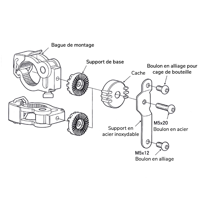 Accessoire Support Minoura BH-100 Pour Porte Bidon Vélo 6 Accessoire Support Minoura BH-100 Pour Porte Bidon Vélo – Image 4