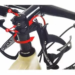 Funecobikes Adaptateur éclairage Et Porte-bidons ADDITIVE Spacer One+One -PORTE BAGAGE VÉLO Soldes Magasin adaptateur eclairage et porte bidons additive spacer one one 2