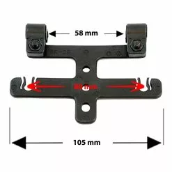 Q-Lite Attache Pour Porte-bagage Arrière De Vélo Pour Fixation Feu -PORTE BAGAGE VÉLO Soldes Magasin attache pour porte bagage arriere de velo pour fixation feu 1 2