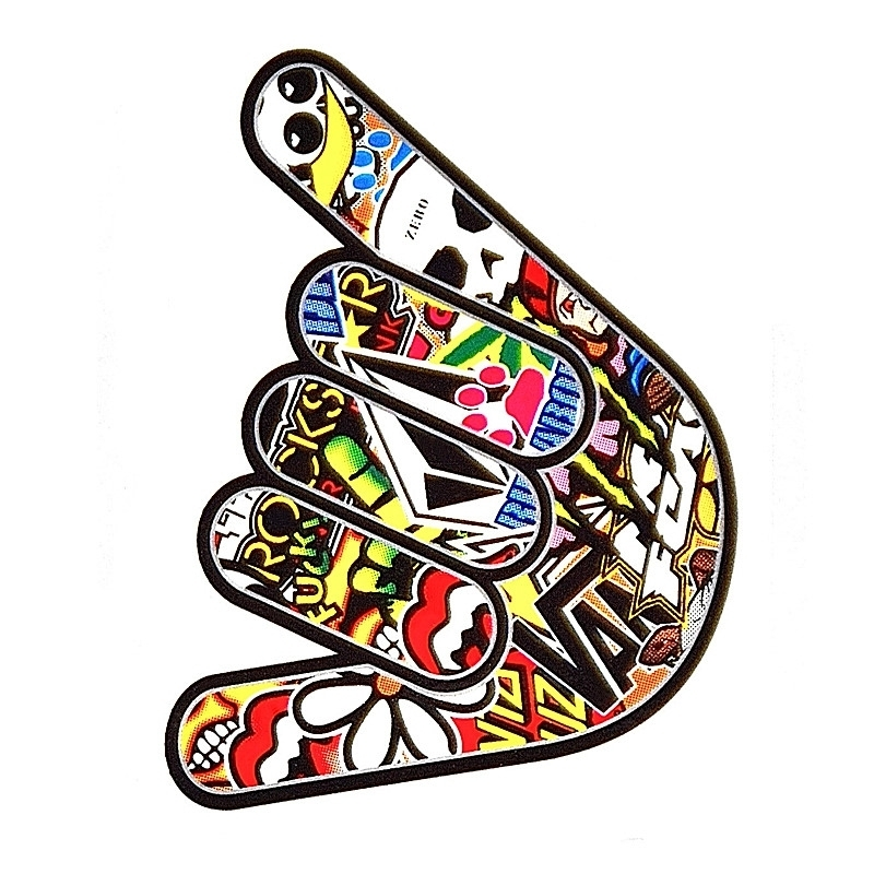 Vélo Original Autocollant MAIN COOL Pour La Décoration Vélo 3 Vélo Original Autocollant MAIN COOL Pour La Décoration Vélo