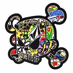 Vélo Original Autocollant Tête De Mort Pour Vélo