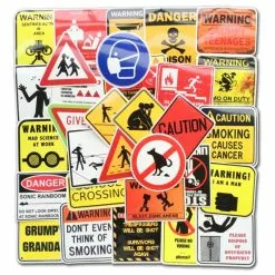 Vélo Original Autocollants Avertissement De DANGER Pour Personnalisation Vélo -PORTE BAGAGE VÉLO Soldes Magasin autocollants avertissement de danger pour personnalisation velo 3