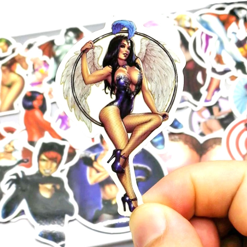 Autocollants De Filles Sexy Pour Décoration Sur Cadre Vélo 7 Autocollants De Filles Sexy Pour Décoration Sur Cadre Vélo – Image 5