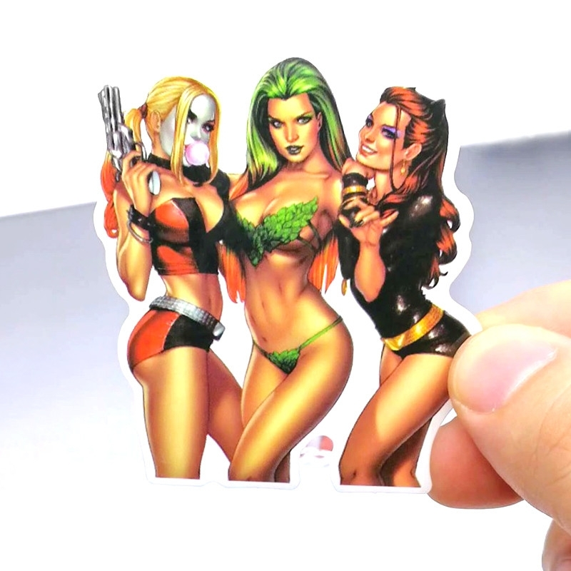 Autocollants De Filles Sexy Pour Décoration Sur Cadre Vélo 3 Autocollants De Filles Sexy Pour Décoration Sur Cadre Vélo