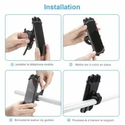 Vélo Original Base Caoutchouc Universel Smartphone Sur Guidon De Vélo 10 Vélo Original Base Caoutchouc Universel Smartphone Sur Guidon De Vélo -PORTE BAGAGE VÉLO Soldes Magasin base caoutchouc universel smartphone sur guidon de velo 2
