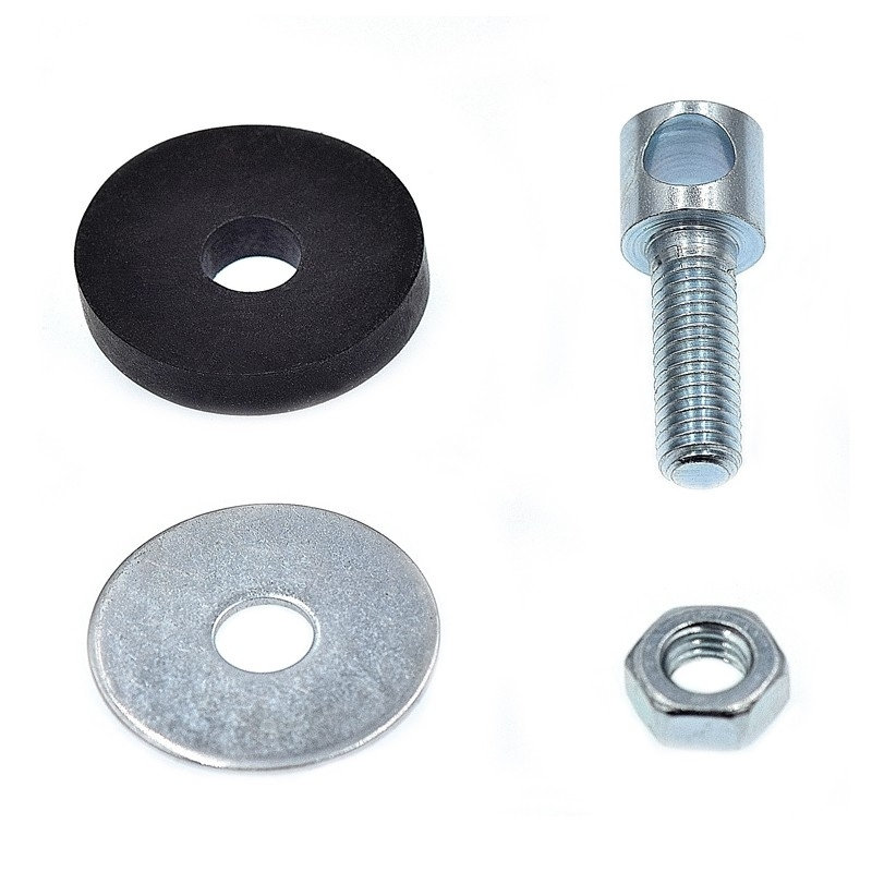 Funecobikes Boulon De Tringle 6 Mm Avec Rondelle Caoutchouc Et écrou 3 Funecobikes Boulon De Tringle 6 Mm Avec Rondelle Caoutchouc Et écrou