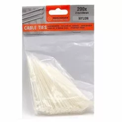 Silverline Collier De Serrage Nylon Noir Ou Blanc 100 X 2,5 Mm - Par 100 -PORTE BAGAGE VÉLO Soldes Magasin collier de serrage nylon noir ou blanc 100 x 25 mm par 100 5