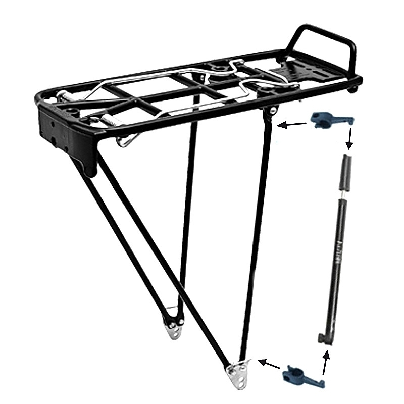 Point Crochets De Fixation Pour Pompe Vélo Sur Porte-bagages 4 Point Crochets De Fixation Pour Pompe Vélo Sur Porte-bagages – Image 2