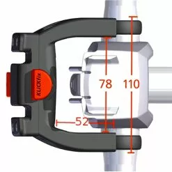Fixation à Sécurité Sur Guidon De Vélo électrique - KlickFix -PORTE BAGAGE VÉLO Soldes Magasin fixation a securite sur guidon de velo electrique klickfix 2