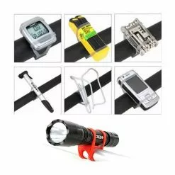 Funecobikes Fixation Attache Silicone Pour éclairage Vélo -PORTE BAGAGE VÉLO Soldes Magasin fixation attache silicone pour eclairage velo 2