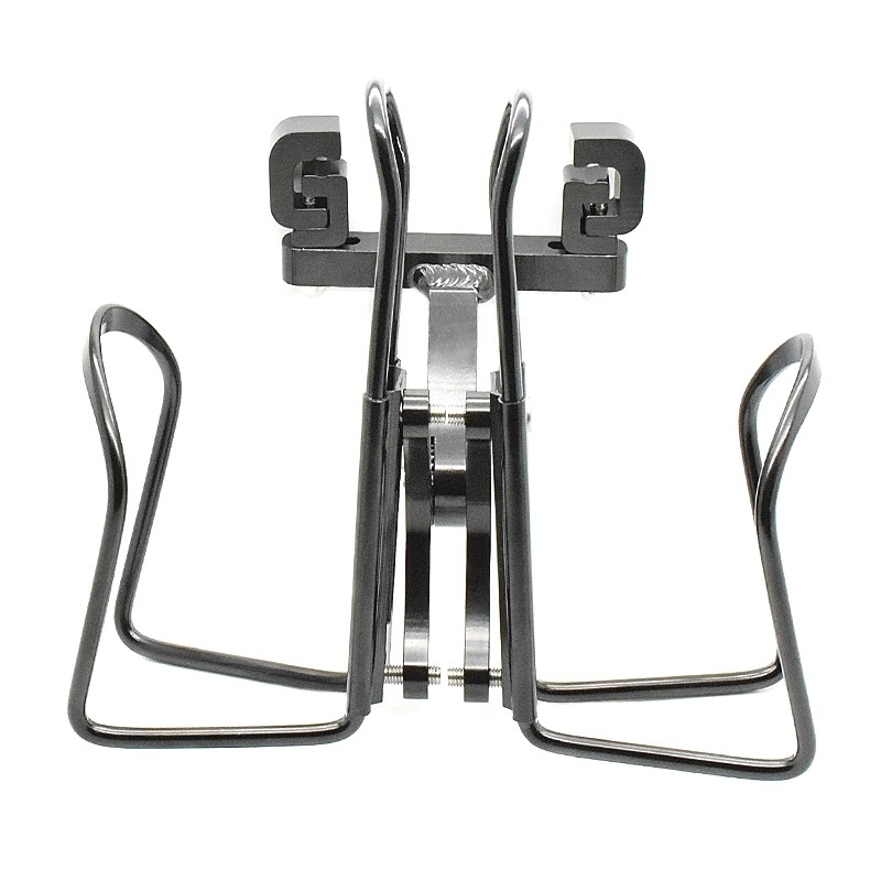 Funecobikes Fixation Pour 2 Porte Bidons De Coté Derrière La Selle Du Vélo 4 Funecobikes Fixation Pour 2 Porte Bidons De Coté Derrière La Selle Du Vélo – Image 2