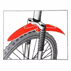 Funecobikes Garde Boue VTT 24/26" - Compatible Fourche Télescopique -PORTE BAGAGE VÉLO Soldes Magasin garde boue vtt 24 26 compatible fourche telescopique 1