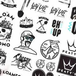 Peaty's Sticker Pack -PORTE BAGAGE VÉLO Soldes Magasin peaty s sticker pack 2