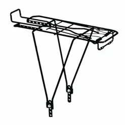 ARCADE Porte Bagage Arrière Noir Reglable, (Vendu Sans Patte Laterale)