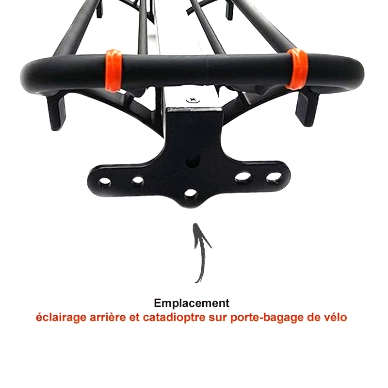 Ibera Porte-Bagage Plate-forme - Fixation Sur Tube De Selle 4 Ibera Porte-Bagage Plate-forme - Fixation Sur Tube De Selle – Image 2