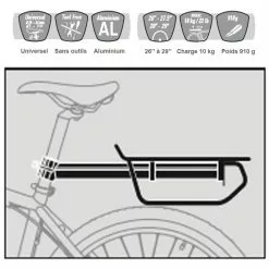 ZEFAL Porte-bagages Raider R30 Zéfal, Adapté Aux VTT Tout Suspendu -PORTE BAGAGE VÉLO Soldes Magasin porte bagages raider r30 zefal adapte aux vtt tout suspendu 2