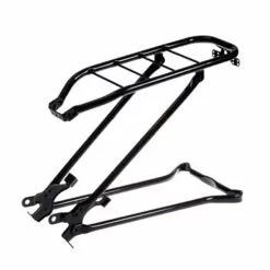 Porte-Bagages Tour 28 Pouces Avec Béquille Mat Noir Steco