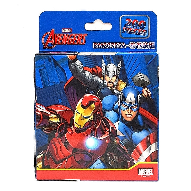 Rouleau De 200 Stickers AVENGERS Pour La Décoration Des Enfants à Vélo 4 Rouleau De 200 Stickers AVENGERS Pour La Décoration Des Enfants à Vélo – Image 2