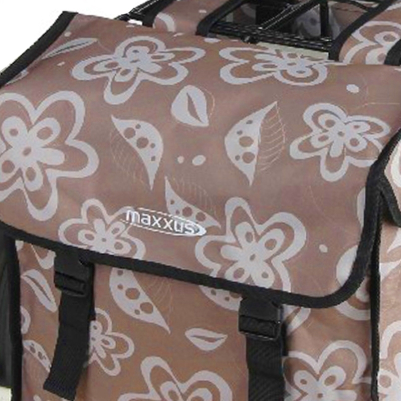 Maxxus Sac Arrière Double Vélo Fleuri 37 L 5 Maxxus Sac Arrière Double Vélo Fleuri 37 L – Image 3