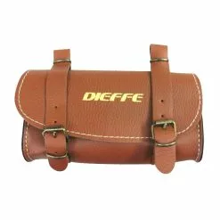 Dieffe Sacoche De Selle Imitation Cuir Vintage Marron