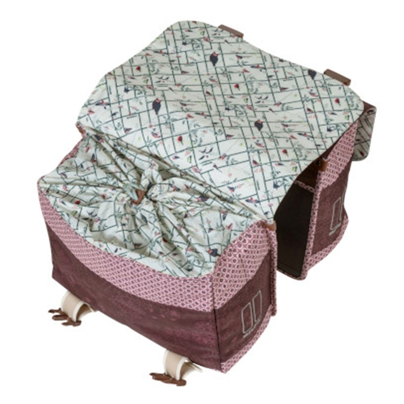 Sacoche Vélo Double Rouge Vintage 35L Boheme Basil 6 Sacoche Vélo Double Rouge Vintage 35L Boheme Basil – Image 4