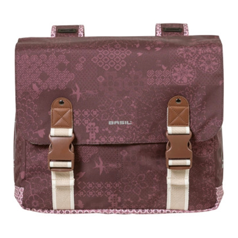 Sacoche Vélo Double Rouge Vintage 35L Boheme Basil 8 Sacoche Vélo Double Rouge Vintage 35L Boheme Basil – Image 6