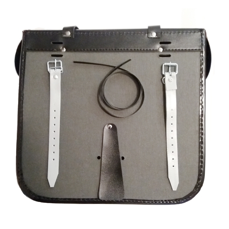 Funecobikes Sacoche Vintage Noir à Courroies Pour Ancien Vélo 5 Funecobikes Sacoche Vintage Noir à Courroies Pour Ancien Vélo – Image 3