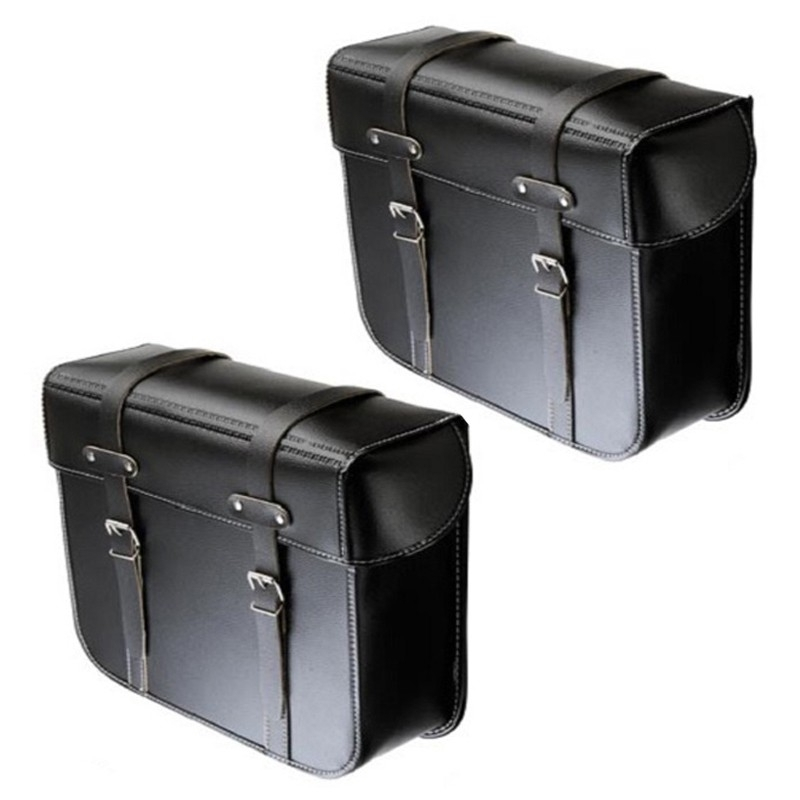 Funecobikes Sacoche Vintage Noir à Courroies Pour Ancien Vélo 3 Funecobikes Sacoche Vintage Noir à Courroies Pour Ancien Vélo