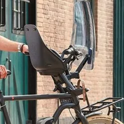 Siège Vélo Enfant Avant Urban Iki Marron -PORTE BAGAGE VÉLO Soldes Magasin siege velo enfant avant urban iki marron 3