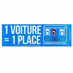 Garé Comme Une Merde Sticker 1 Voiture 1 Place