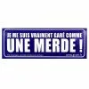 Sticker Garé Comme Une Merde - Violet -PORTE BAGAGE VÉLO Soldes Magasin sticker gare comme une merde violet