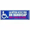 Garé Comme Une Merde Sticker La Bêtise N'est Pas Un Handicap 2 Garé Comme Une Merde Sticker La Bêtise N'est Pas Un Handicap -PORTE BAGAGE VÉLO Soldes Magasin sticker la betise n est pas un handicap