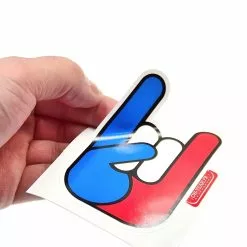 Garé Comme Une Merde Sticker Oh Yeahhh – Bleu Blanc Rouge -PORTE BAGAGE VÉLO Soldes Magasin sticker oh yeahhh bleu blanc rouge 2