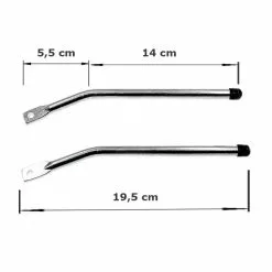 Messingschlager Tige Alu Pour Porte Bagage De Vélo - La Paire -PORTE BAGAGE VÉLO Soldes Magasin tige alu pour porte bagage de velo la paire 2